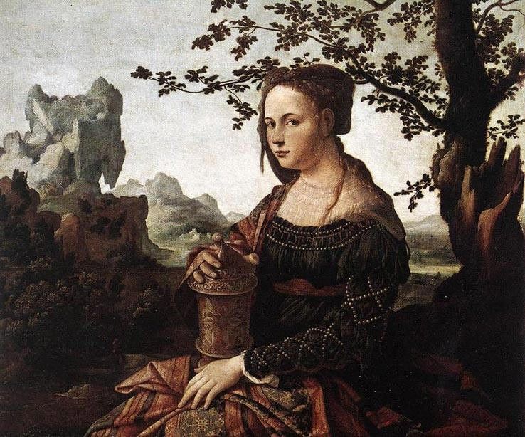 Unknown Mary Magdalene By Jan van Scorel